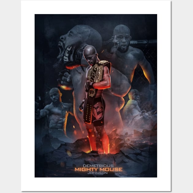 Demetrious Johnson - UFC Champion Wall Art by Fit-Flex